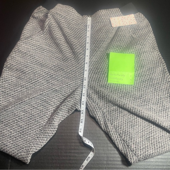 BNWT FREE PEOPLE SLATE COMBO STACKED STREET PANT XS ROOMY AND COMFY! - Picture 9 of 14